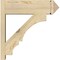 Ekena Millwork Balboa Rough Sawn Arts and Crafts Outlooker, Douglas Fir, 8"W x 26"D x 26"H OUT08X26X26BOA03RDF - alternate 4